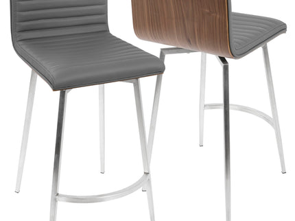Mason - Contemporary Swivel Counter Stool (Set of 2)