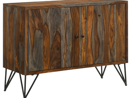 Komomo - 1 Adjustable Shelf Accent Cabinet - Gray