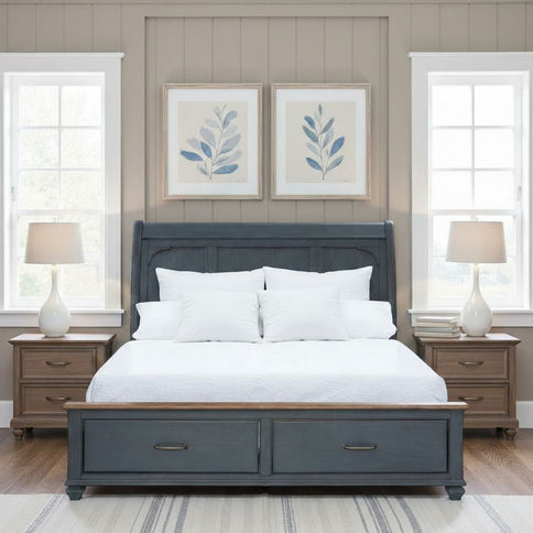 Sleigh Bed & USB Ports
