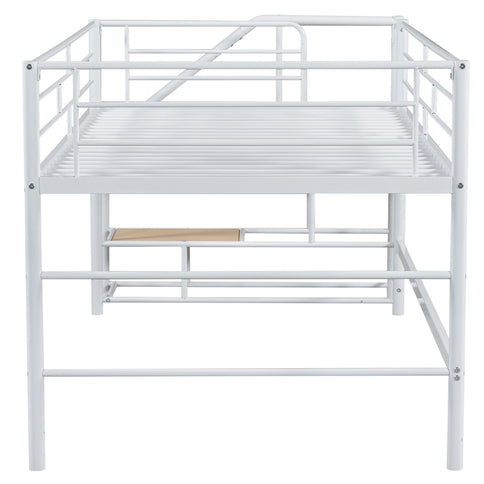 Loft Bed With Storage Stairs And Metal Frame