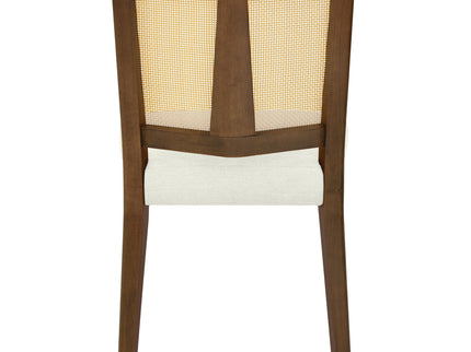 Mid Century Rattan Dining Chair Without Arms Set