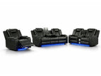Black / 3 Pc. Sofa, Loveseat, Chair