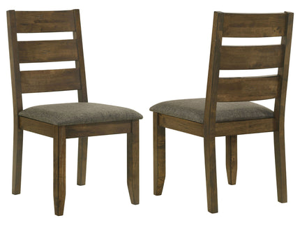 Ladderback Dining Chair (Set of 2) - Brown
