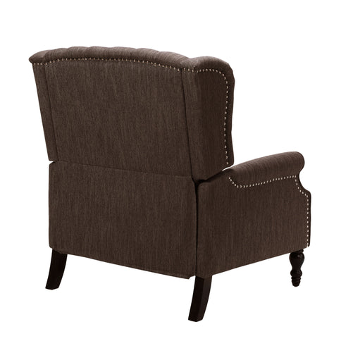 Dunham - Contemporary Fabric Tufted Oversized Pushback Recliner