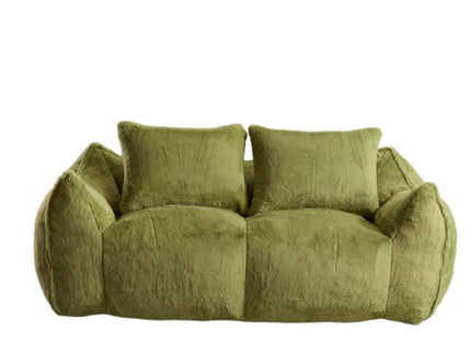 Giant Bean Bag Couch, Ultra Soft Fluffy Loveseat For Living Room