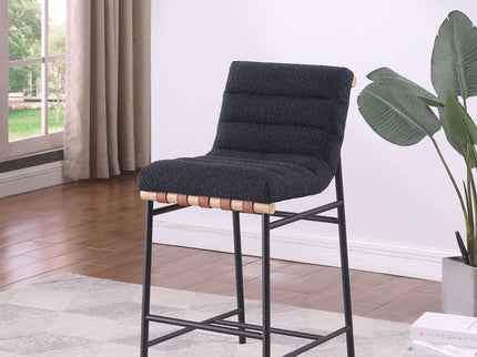 Lahni - 17" Boucle Fabric Counter Height Chair