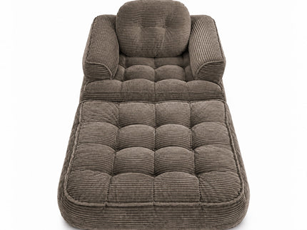 Convertible 2 In 1 Armrest Sofa For Bedroom