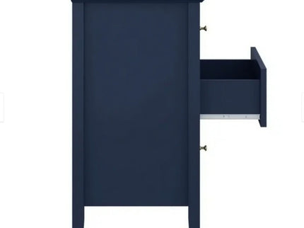 Fluted 3 Drawer Nightstand With Soft Close Slides