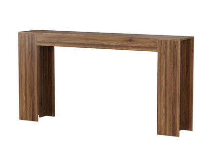 Farmhouse Style Extra Long Walnut Console Table