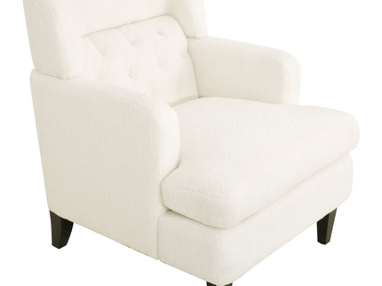 Upholstered Accent Chair Tufted Armchair For Living Room And Bedroom