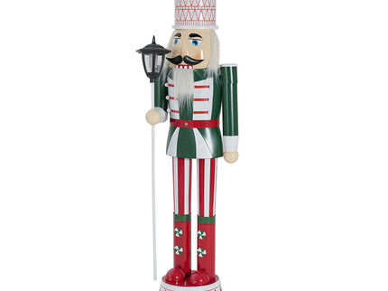 Classic Nutcracker Holiday Decor, Durable Construction - Green / Red / White