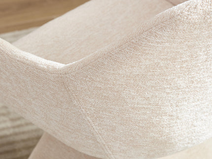 180° Rotating Accent Chair For Living Room - Beige