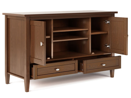 Warm Shaker - Transitional Style TV Media Stand