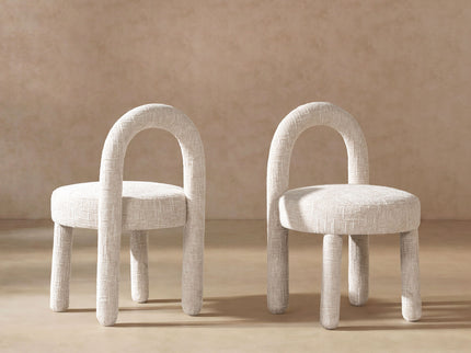 Penny - Round Arched Fully Upholstered Dining Side Chair (Set of 2)