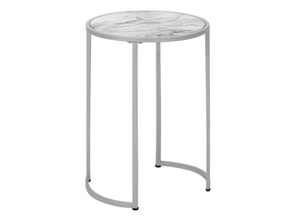 Round Accent Side Table, Contemporary & Modern