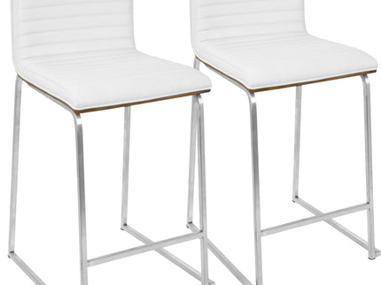 Mara - Contemporary Elegant Design Counter Stool (Set of 2)