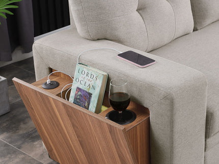 3 Piece Upholstered Sectional