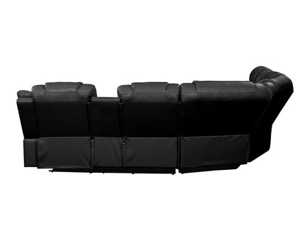 Challenger - Recliner Sectional Sofa, Built In USB, C Ports & Bluetooth