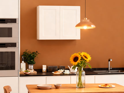 Shaker Wall Cabinet With Soft-Close Doors, Adjustable Shelves