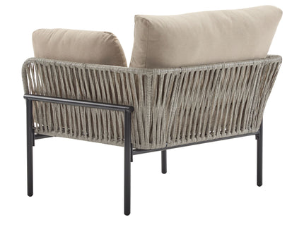 Rope Lounge Chair With Cushions For Modern Spaces