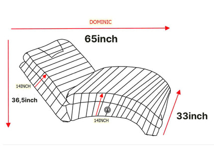 Denise - Accent Chaise With USB Support