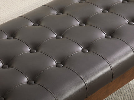 Upholstered End Of Bed Bench With Headrest