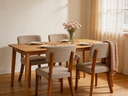 Contemporary Armless Dining Chairs (Set of 2)