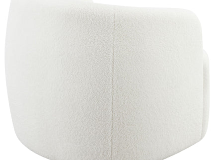 Denae - Upholstered Swivel Chair - Ivory