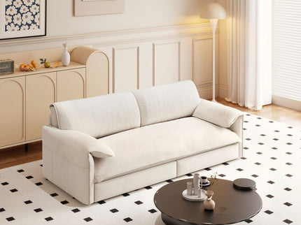 Queen Pull Out Sofa Bed With Side Storage