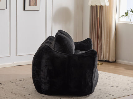Giant Bean Bag Couch, Ultra Soft Fluffy Loveseat For Living Room