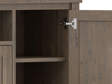 Ela - TV Media Stand - Smoky Brown