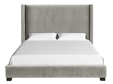Upholstered Bed, Space-Saving Design
