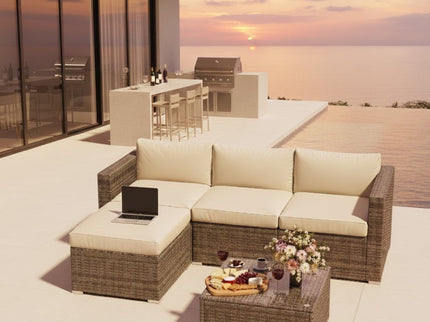 Modern Patio Set With Coffee Table