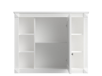 Bathroom Vanity With Top Sink, Mirror Cabinet, 2 Soft Closing Doors & 2 Drawers
