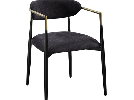 Jaramillo - 7 Pieces Dining Room Set - Gold / Rustic Espresso