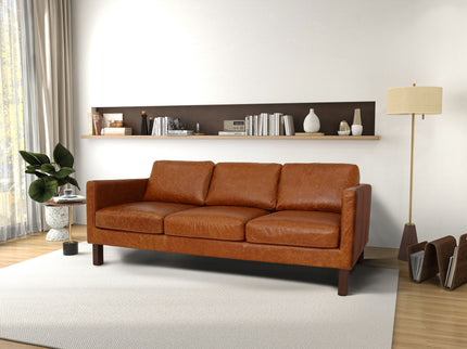 Memphis - Waxy Sofa - Cognac