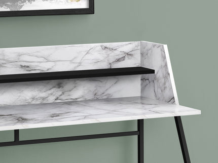 Computer Desk For Home Office Laptop, Storage Shelves, Contemporary & Modern