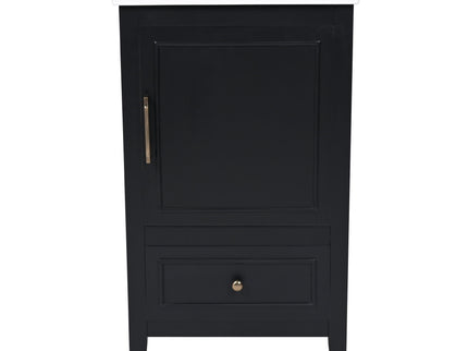 Modern Bathroom Vanity With Sink, Cabinet Storage, Drawer & Adjustable Feet