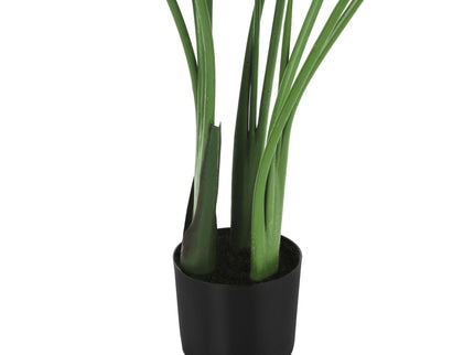 44" Tall, Artificial Plant, Bird Of Paradise Tree, Indoor, Faux, Fake, Floor, Greenery, Potted, Decorative - Green / Black
