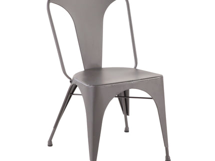 Austin - Industrial Dining Chair (Set of 2) - Matte Gray