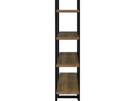 Mystrene - 4 Shelf Bookcase With Open Shelving Design - Black