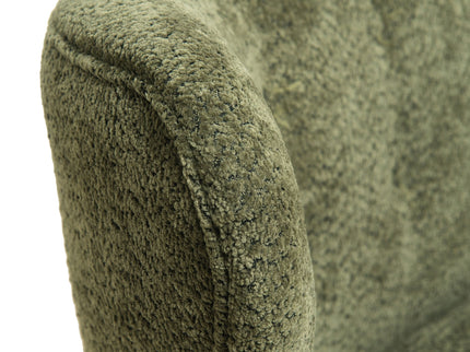 Nordic Chair Laid Back Loveseats With Curved Backres, No Armrests