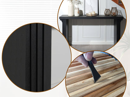 Console Table With Decorative Molding