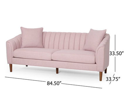 Contemporary 3 Seater Sofa With Accents