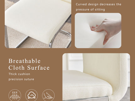 Dining Chairs With Ergonomic Backrest
