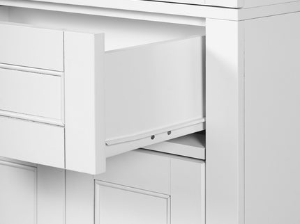 Bathroom Storage Cabinet, Adjustable Shelves & Drawer, Freestanding Tower