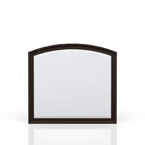 Elegant Design Mirror - Dark Cherry