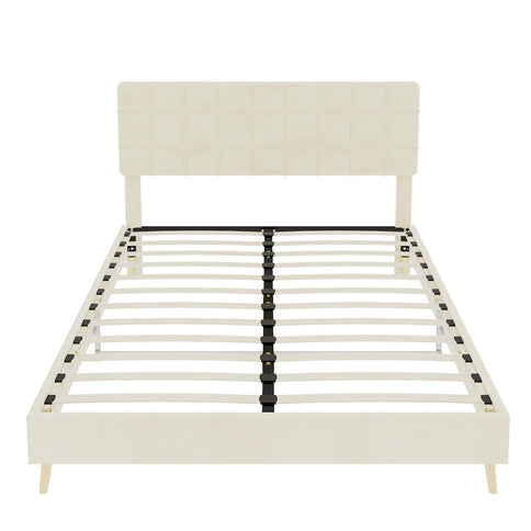 Yungan Lingge Minimalist Soft Pack Headboard Bed