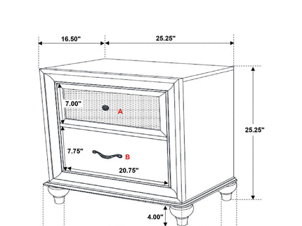 Randall - Bedroom Set With Wingback Bed