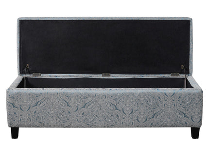 Indoor Storage Ottoman Bench With Hidden Storage - Pattern